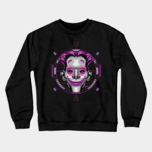 clown head Crewneck Sweatshirt